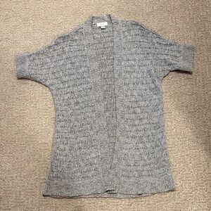 Loft Gray Open-Front Women's Sweater